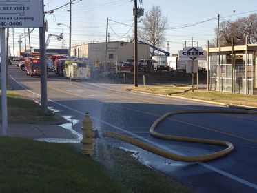 Fire on East Trafficway burns landscaping business | KOLR
