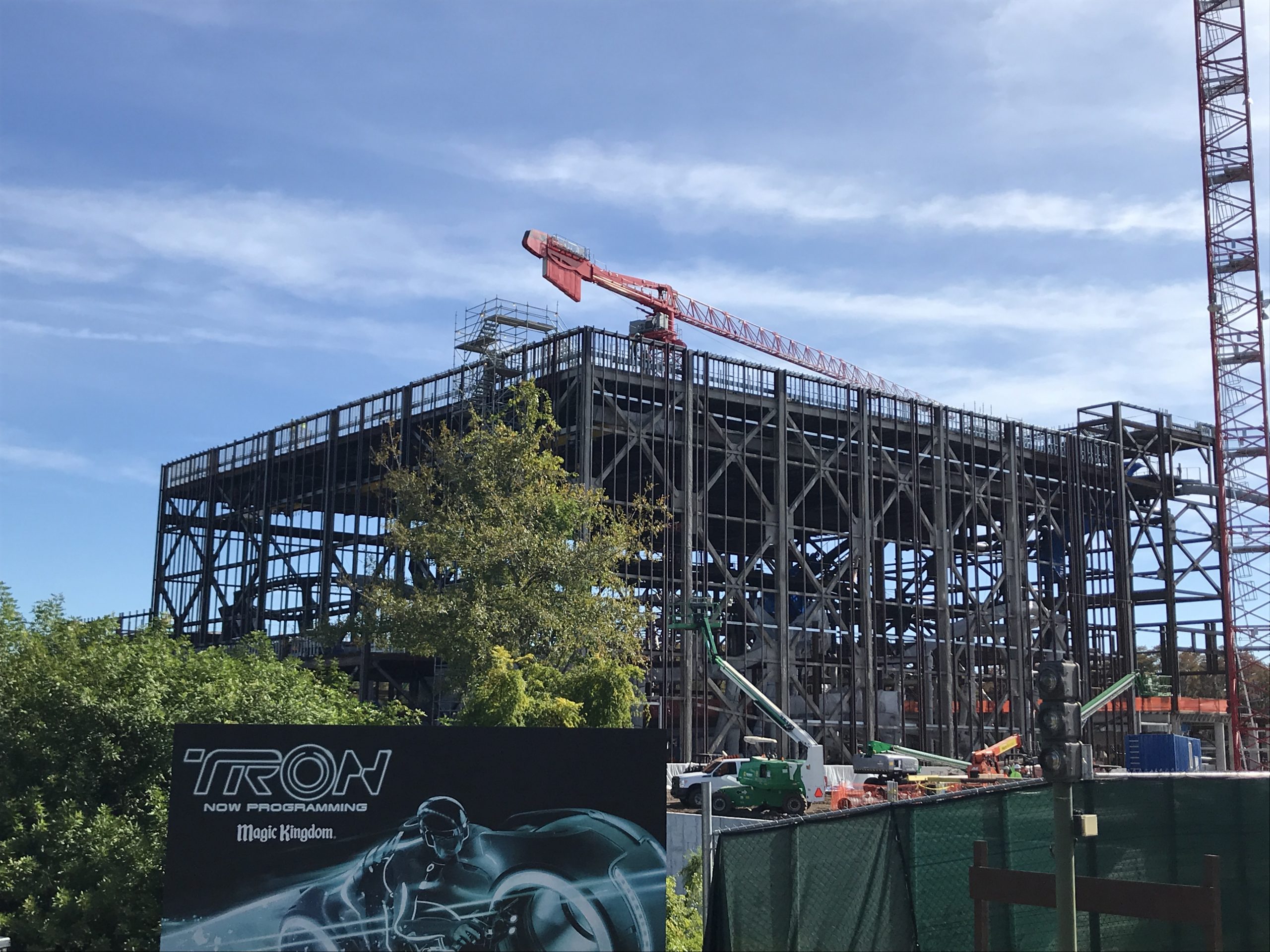 PHOTOS: Retaining Walls Installed Along Launch at TRON Lightcycle Run in the Magic Kingdom