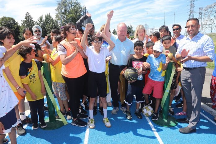 Surrey opens new artificial turf field and rubberized walking track at Newton Athletic Park