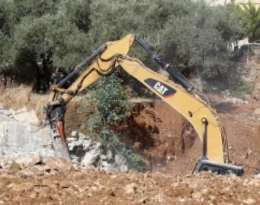 Israeli Soldiers Demolish Home, Retaining Walls, And Pool, Near Hebron – – IMEMC News