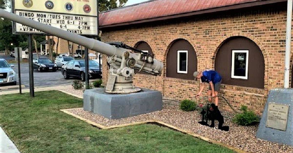 Montgomery Scout spruces up landscaping at VFW