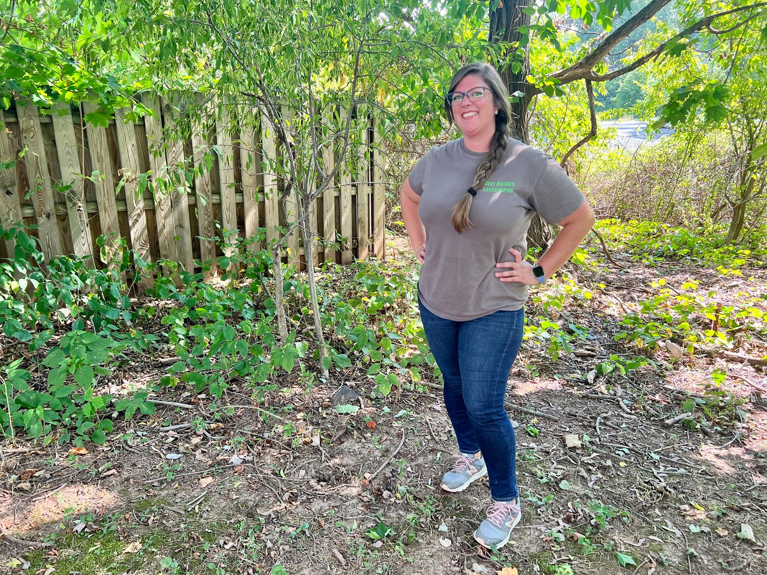 A single mom thrives in the landscaping industry