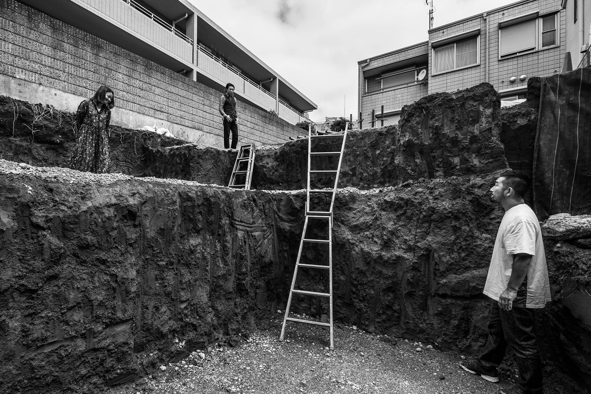 Excavated site terrain |  House with 5 Retaining Walls |  Kiyoaki Takeda Architects |  STIRworld