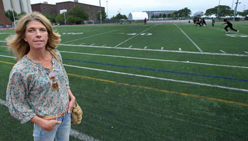 Aging artificial turf fields may carry risk of head injuries