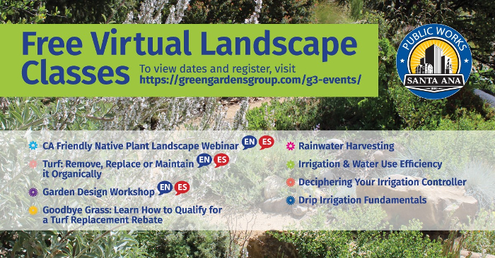 Free Santa Ana virtual landscaping classes starting on Oct. 4 – New Santa Ana