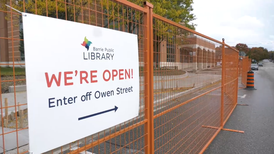 Barrie Public Library undergoes landscaping makeover